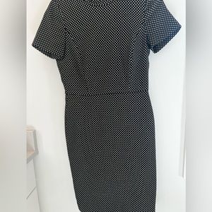 Mock neck metallic shift dress - J. Crew